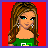 A 6-frame animated contact sheet showing a pixel-art character in green top and black pants with red background, displaying full body, torso, legs, and text "Soccer is Life!" across frames.