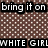 Pixelated static image with white text on black bars over a brown and beige checkered background.