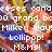Pixelated candy-themed animation with text overlays, featuring lollipops and dental humor against a colorful background.