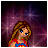 Pixel art sequence showing a female superhero character in red and blue costume with text reading 'I'm Super Girl And I'm Here To Save The World.'