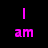 A 4-frame animated contact sheet showing pixelated pink text on a black background with varying letter arrangements and orientations across frames.