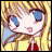 A pixelated anime-style character with blonde hair and blue eyes on the left, next to a black background with white text reading "Anime IM" above smaller stylized text "cOm" on the right.