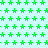 A static pattern of green star shapes on a light blue background with a gray rectangular overlay in the bottom right corner.