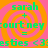 Green text on pink and orange spiral background displays 'sarah + courtney = besties <3' in four identical