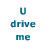 Animated contact sheet of a cartoon character driving a pink car with