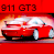 Animated contact sheet showing three frames of a red Porsche 911 GT3 with motion blur effects on a red background, alongside Coolbuddy.com branding.