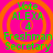 A static image with bright pink background and orange concentric circles, displaying green text reading "Vote ALEXA 4 Freshman Secretary" in four identical quadrants.
