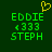 Green pixelated text on dark green background with yellow heart symbol above left text block.