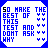 identical white rounded rectangles on a blue background, each containing text and small symbols