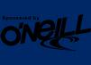 Static blue background icon with stylized black text and a wave-like graphic element.