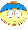 nine circular cartoon faces with blue hats and orange pom-poms, each displaying distinct facial expressions against a gray background