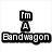 Two static buddy icons side-by-side: left shows 'I'm A Bandwagon' text in pixelated black-and-white style, right displays 'NCAA' on a blue sphere.