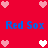 Red background with blue "Red Sox" text and pink/white pixel hearts arranged in a pattern