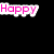 Pixelated image with pink text reading 'Happy valentines day <33' above a partial photo of a person with brown hair and a pink heart symbol.
