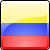 Static pixel art icon with three horizontal bands of yellow, blue, and red colors forming a flag-like design.