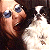A pixelated contact sheet showing two frames of an animated icon featuring a person with dark hair and sunglasses next to green text reading "Original Icons .com" on a solid background.