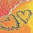 Pixelated beach scene with heart-shaped sand drawing, red text overlays on black background reading 'Love -', 'It's hard to find.', and 'Will it ever find me?'