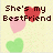 Pixelated image with text and heart shapes on a light background, showing three distinct textual phrases across sections.