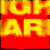 Red background with yellow and black text displaying phrases like "NIGHT MARE!" and "EIGHT LEGGED FREAKS!" in a