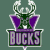 Pixelated icon features a green figure with white antlers above a purple banner reading 'BUCKS' in block letters.