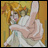 Pixelated anime-style character with blonde hair and white dress giving a thumbs-up gesture against a yellow background, with 'AnimeIM' and 'com' text on black