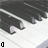 piano keys with text fragments evolving from 'a' to 'SHATTER', each showing incremental text changes over time