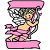 Pixelated cartoon angel with pink wings and clothing holding a bow, next to green text reading "Original Icons .com" on dark background.