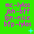 Green background with repeated text strings and small blue symbols, showing animation changes in symbol positions and text clarity across frames.