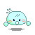 Four pixel-art character expressions on gray background: neutral, angry with steam, smiling, and sad.