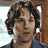 A 2x2 contact sheet of four pixelated character portraits from a movie, with an orange banner displaying the title "The 40 Year-Old Virgin" in white text.