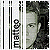 Pixelated static image shows vertical black bars on left, '888' text, and a grayscale portrait of a person with dark hair and a light background.