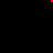 A vertical sequence of colored pixel on a black background, with horizontal color bars at the bottom and top edges