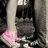 A four- shows a person in dark clothing with pink shoes, then a red and white object with small figures, followed by brown fabric, and finally an empty gray