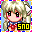 Pixelated character with blonde hair and blue eyes in a of showing varied eye expressions and yellow/black 'sno' text
