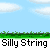 Animated pixel art sequence showing two characters interacting on a grassy field under blue sky with clouds, featuring text bubbles and changing poses.