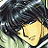 A 48x48 pixel buddy icon featuring a character with dark hair and yellow face from an anime-style animation, paired with text reading "Anime IM" on the right side of a contact sheet layout.