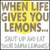 A static image with text about lemons and a yellow circular shape on white background.