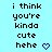 Pixelated text on light blue background with blue heart symbol, two identical frames side-by-side showing static text and heart.