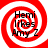 Four identical red and white spiral-patterned icons with black text reading "Hemi likes Amy Z" arranged in a