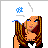 Pixel art contact sheet showing multiple frames of an animated AIM buddy icon featuring a cartoon woman with long brown hair, black crop top, blue jeans, and silver belt buckle, alongside text elements "NEED A MAN" and "TO SURVIVE!!!".