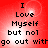 Red background with black text reading "I Love Myself but not go out with" in four identical arranged in a
