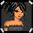 Pixel art contact sheet showing a female character in two poses with text "You Don't Get It!!" on the right panel.