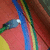 A small animated icon shows a blue bird with white beak and eye on red background, transitioning from left to right across colorful diagonal stripes.