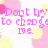 Pixelated pink text on a soft pastel background with blurred circular shapes, displaying phrases about self-acceptance.
