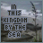 Static image of a coastal scene with tall grasses under an overcast sky, overlaid with text "IN THIS KINGDOM BY THE SEA" in pixelated font.