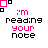 Pixelated text and symbols arranged in a , with pink and black lettering on white background transitioning to lined paper style at bottom