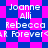 Pixelated text names and phrases on a blue-pink checkered background with no visible animation changes.