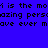 Pixelated text repeats across four colored quadrants: blue, purple, orange, and purple, with partial words visible.