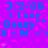 A static digital image with a bright purple background displaying repeated text and small pink heart symbols in blue font.