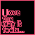 Animated contact sheet of pink text phrases on black background with varying pixelation and transparency effects across sampled frames.